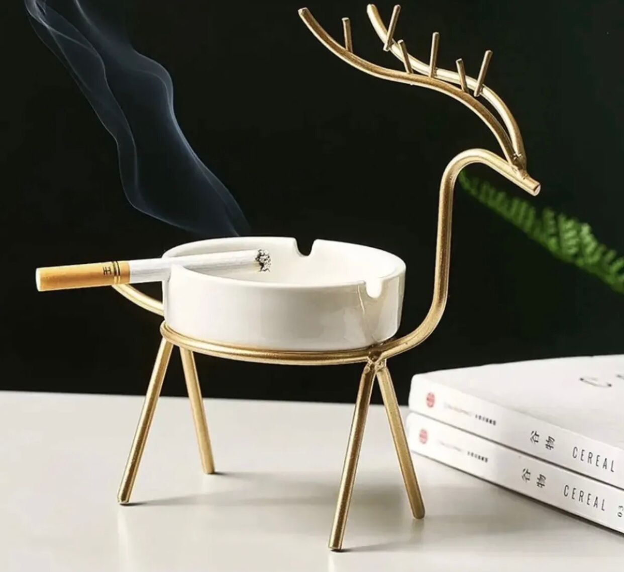 Luxury Deer Shape Ash Tray