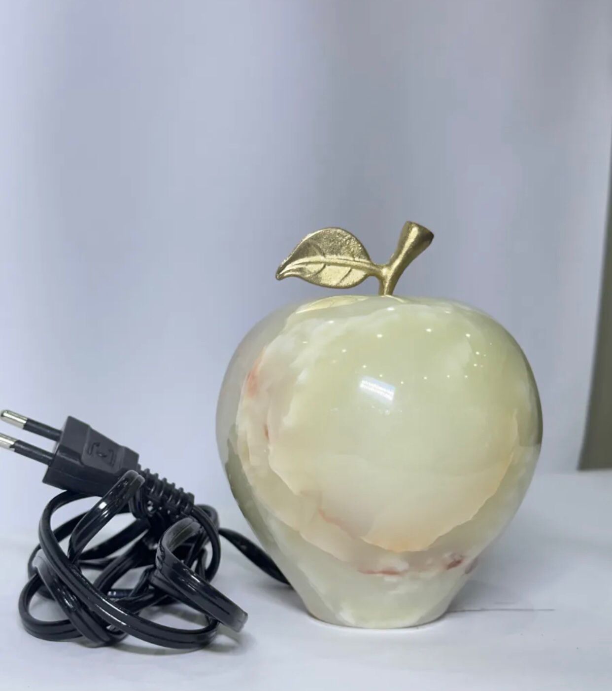 Marble Apple illuminate lamp